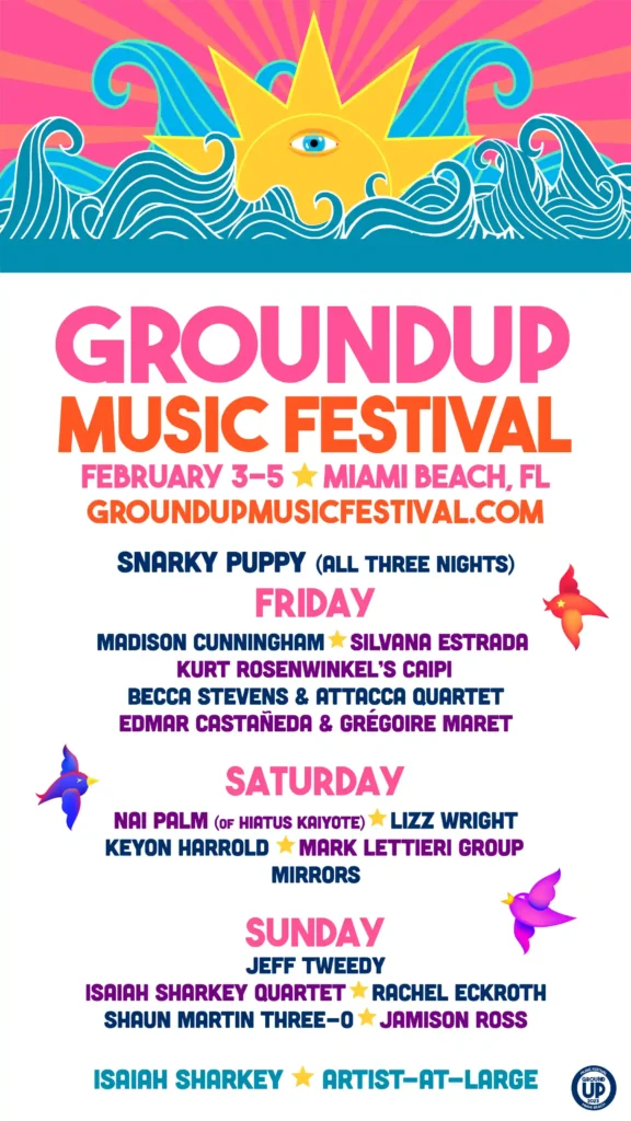 groundup music festival lineup